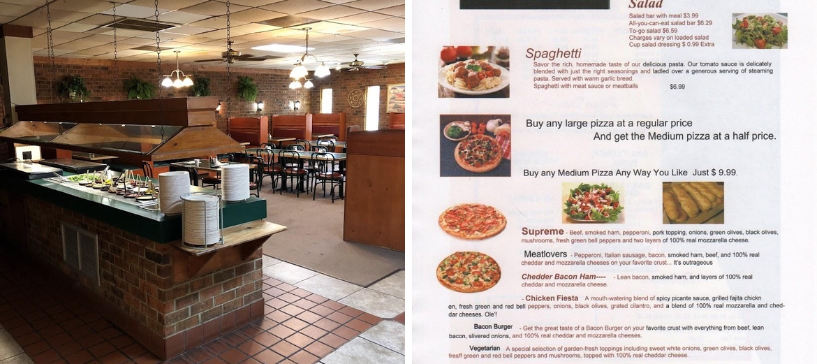 Pizza Time Menu